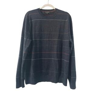 Banana Republic Factory 100% Merino Wool Sweater Large Crewneck Pullover Preppy
